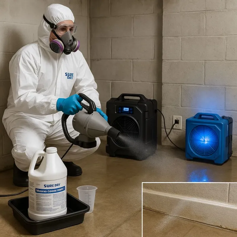 Sanitization and Odor Removal process in Cushing, OK