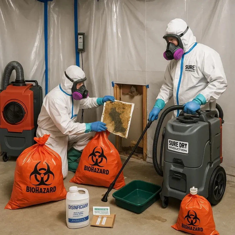 Contaminated Water Handling Protocols process in Cushing, OK
